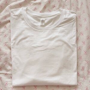 Hanes White Short Sleeve Crewneck T-Shirt SIZE XL